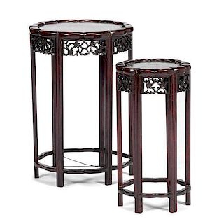 Chinese Carved Nesting Tables 
