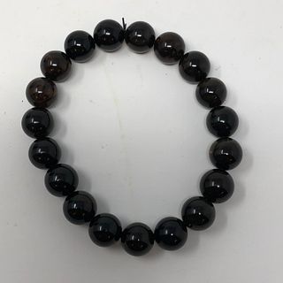 Dark  Amber Bracelet /  MYANMAR (BURMESE) REGION 100