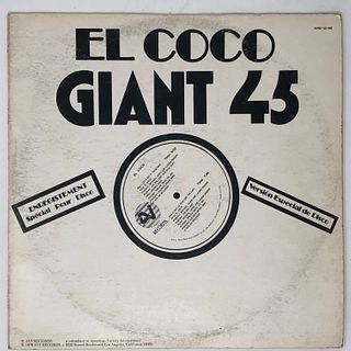 EL COCO, GIANT 45 , AVID-12-116 AVI records