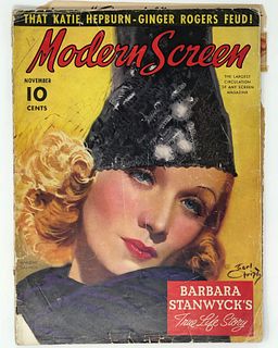 Modern Screen, November 10 cents 1937