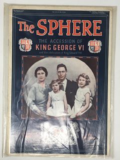The SPHERE, Christmas SPERE ad 1936 full page back covr