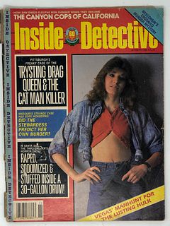 INSIDE DETECTIVE true crime magazine, November 1989