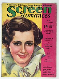 SCREEN ROMANCES april 1935,