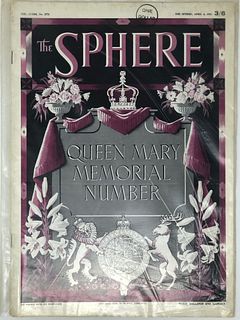 THE SPHERE Queen Mary Memorial Number April 4 1953 ,