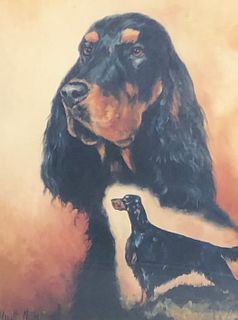 Ruth Hyatt Maystead dog lithograph /Limited edition