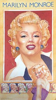 1987  Marilyn Monroe Estate Authorized poster