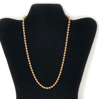 18" Brass bead chain clasp necklace, tasteful elegance