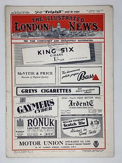 WWII April 21, 1945, The ILLUSTRATED LONDON NEWS weekly