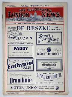 WWII May 18, 1940, The ILLUSTRATED LONDON NEWS weekly