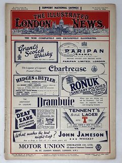 WWII June 15, 1940, The ILLUSTRATED LONDON NEWS weekly