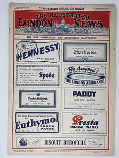 WWII June 22, 1940, The ILLUSTRATED LONDON NEWS weekly