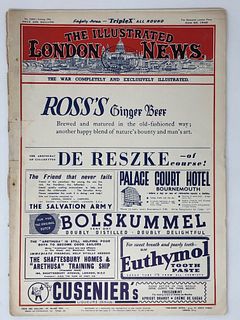 WWII June 29, 1940, The ILLUSTRATED LONDON NEWS weekly