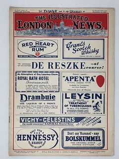Nov 6 1937 The ILLUSTRATED LONDON NEWS weekly  vintage