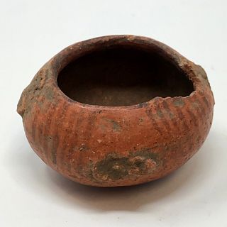 Vintage INCA MAYA, AZTEC Terra cotta bowl