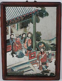 Chinese Reverse Glass Painting 