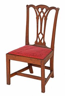American Chippendale Cherry Side Chair