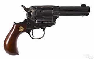 Cimarron by Uberti Lightning single-action Army revolver, .38 caliber, with a case hardened frame
