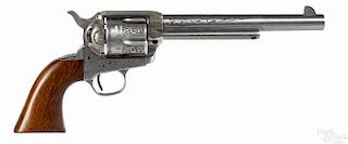 Uberti Cattleman stainless steel single-action Army revolver, .45 long Colt caliber