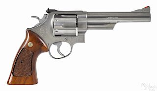 Smith & Wesson Model 629-1 stainless steel revolver, .44 magnum caliber, with adjustable sights