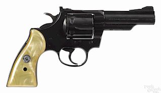 Colt Trooper Mk III revolver, .357 magnum caliber, with blued finish and mother of pearl Colt grips