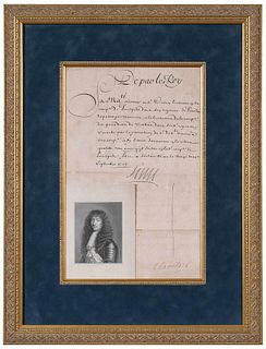 Louis XIV Signed Document