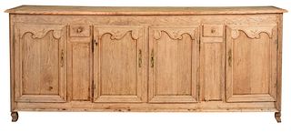 Provincial Louis XV Carved Oak Server