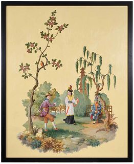 French School Chinoiserie Painting