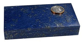 18kt Lapis Lazuli Trinket Box