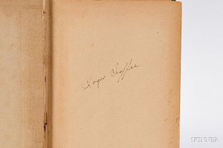 Chaffee, Roger Bruce (1935-1967) Childhood Book with Signature.