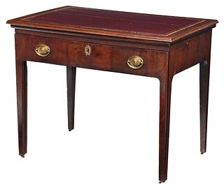 George III Figured Mahogany Architect's Desk
