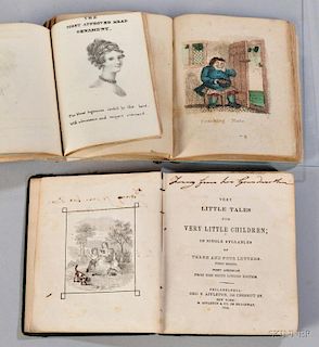Children's Books, American, 19th Century, Three Volumes.