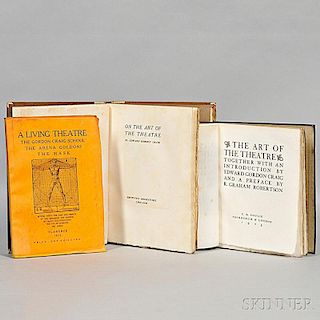 Craig, Edward Gordon (1872-1966)  On the Art of the Theatre  , Signed First Edition.