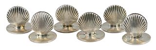 Tiffany Sterling Shell Form Place Card Holders