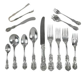 Reed  Barton Francis I Sterling Flatware, 205 Pieces