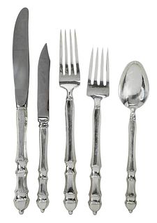 Towle Carpenter Hall Sterling Flatware, 72 Pieces
