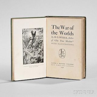 Wells, Herbert George (1866-1946) The War of the Worlds.