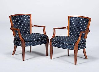 Danish Upholstered Armchairs 