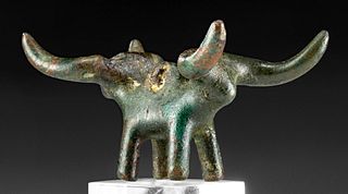 Rare / Published Greek Geometric Bronze Bull