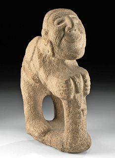 Important Huastec Stone Sculpture of Mam