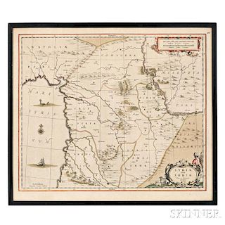Syria. Johannes Jansson (1588-1664) Syriae Sive Soriae Nova et Accurata descriptio.