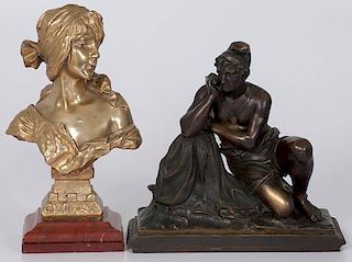 Pair of French Bronzes 