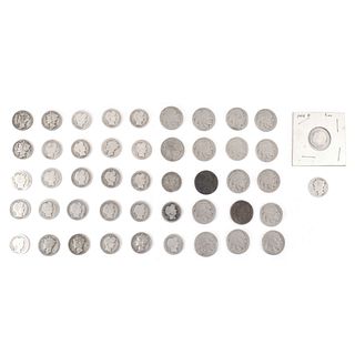 Forty-six Assorted US Coins