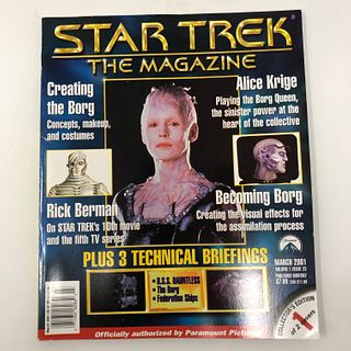 STAR TREK THE MAGAZINE vol 1 issue 23 MAR 2001
