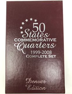 50 STATES COMMEMORATIVE QUARTERS 1998-2008 complete set