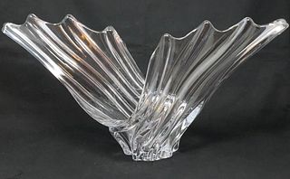 Gorgeous crystal splash bowl ARTVerrier FRANCE