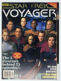Vintage STAR TREK VOYAGER Magazine #15 Feb 1998