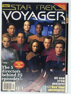 Vintage STAR TREK VOYAGER Magazine #15 Feb 1998