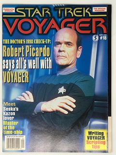 Vintage STAR TREK VOYAGER Magazine #18 Sep 1998