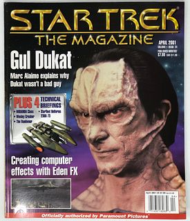 STAR TREK THE MAGAZINE vol 1 issue 24 apr 2001