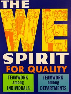 Motivational Poster: The WE Spirit for Quality